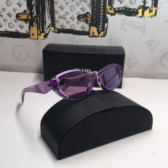 New Authentic Prada Purple Sunglasses for Women PR26Z - Picture 2 of 12